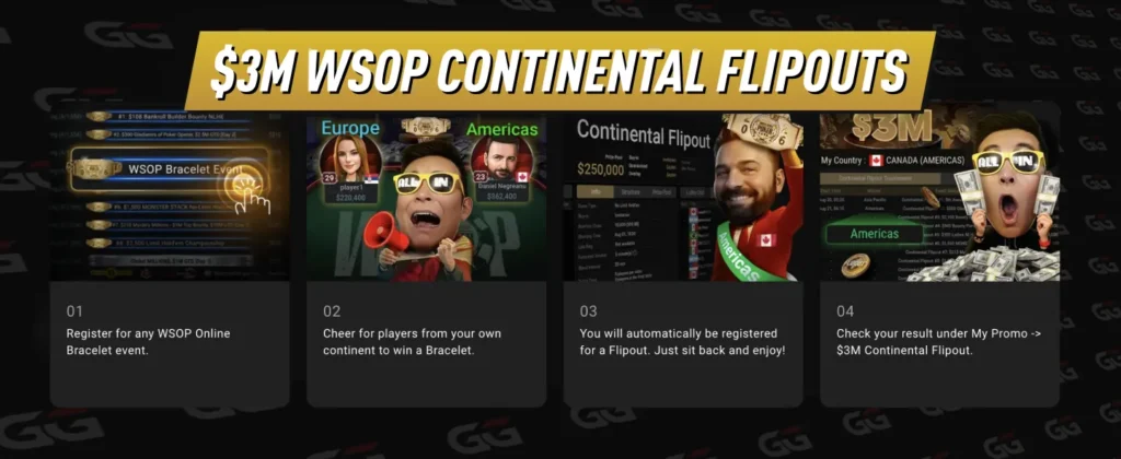 $3 Continental Flipouts