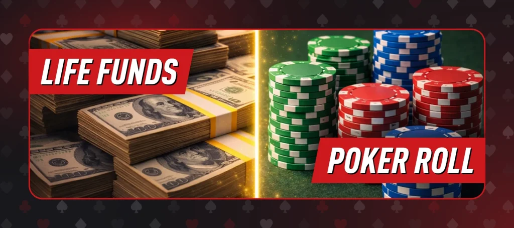 Good bankroll management includes separating money for life costs and for gaming