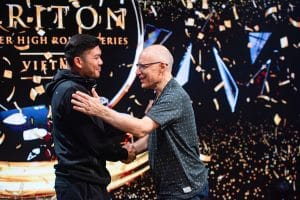 Heads Up Michael Soyza & Talal Shakerchi, Photo Credit – Triton Poker