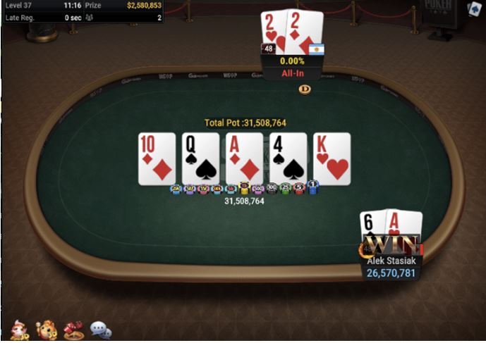 WSOP #33 – $1,111 Every 1 for Covid Relief [Caesars Cares]