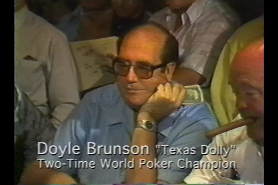 Doyle Brunson poker legend in his prime.