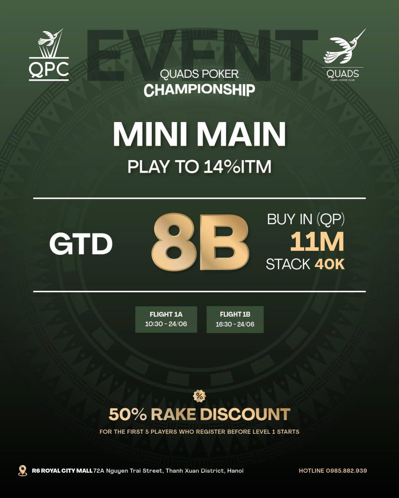 Quads Poker Championship Mini Main