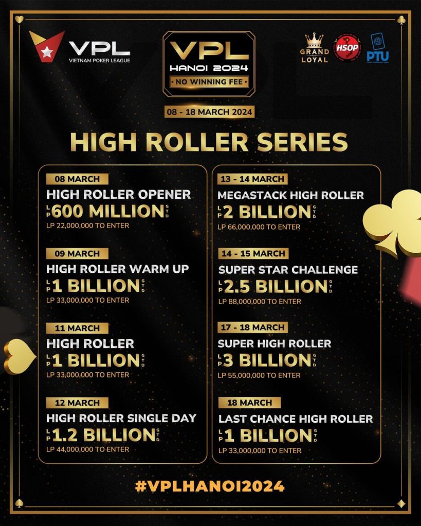 VPL High Roller Series