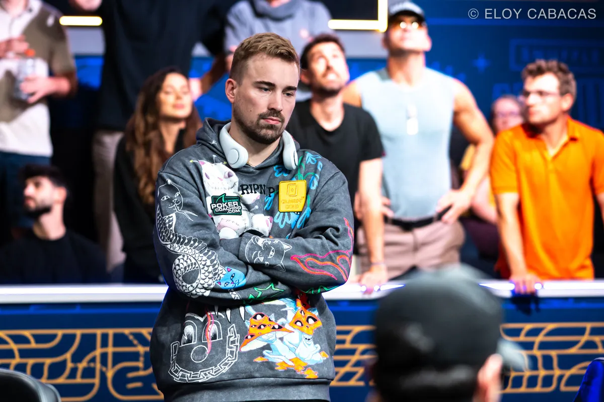 Adam Hendrix at 2025 WSOP Main Event - Photo by Pokernews