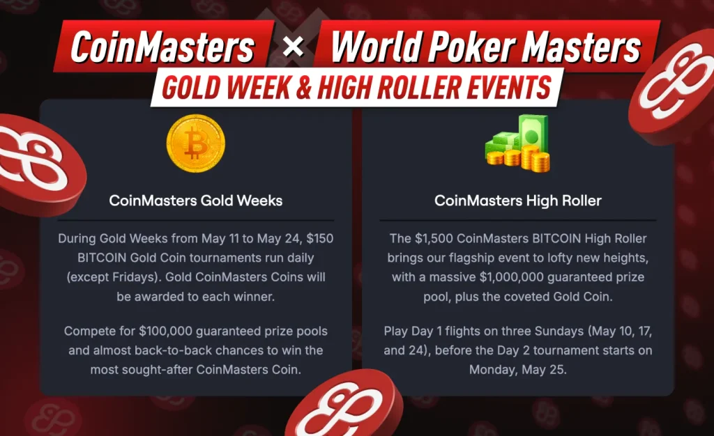 World Poker Masters Schedule