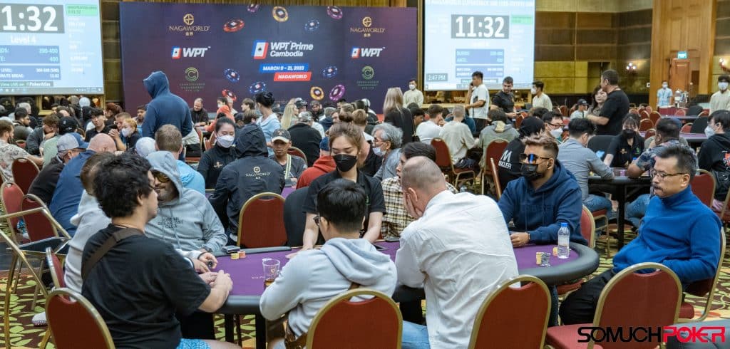 WPT Prime Cambodia off to a great start! 140+ entries and rising for opening event; first ever NagaWorld Millions $150K gtd starts at 530pm