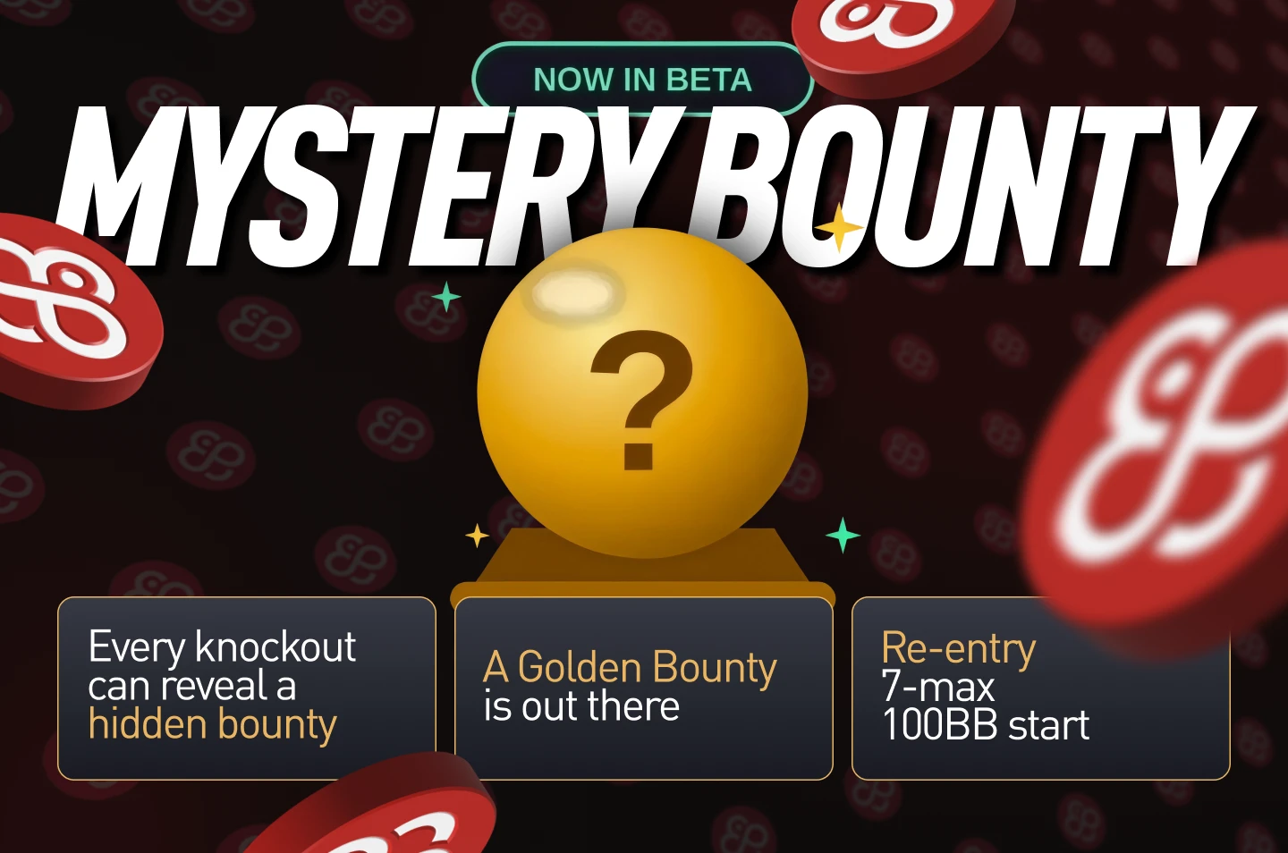 CoinPoker has begun beta testing Mystery Bounty tournaments at micro stakes