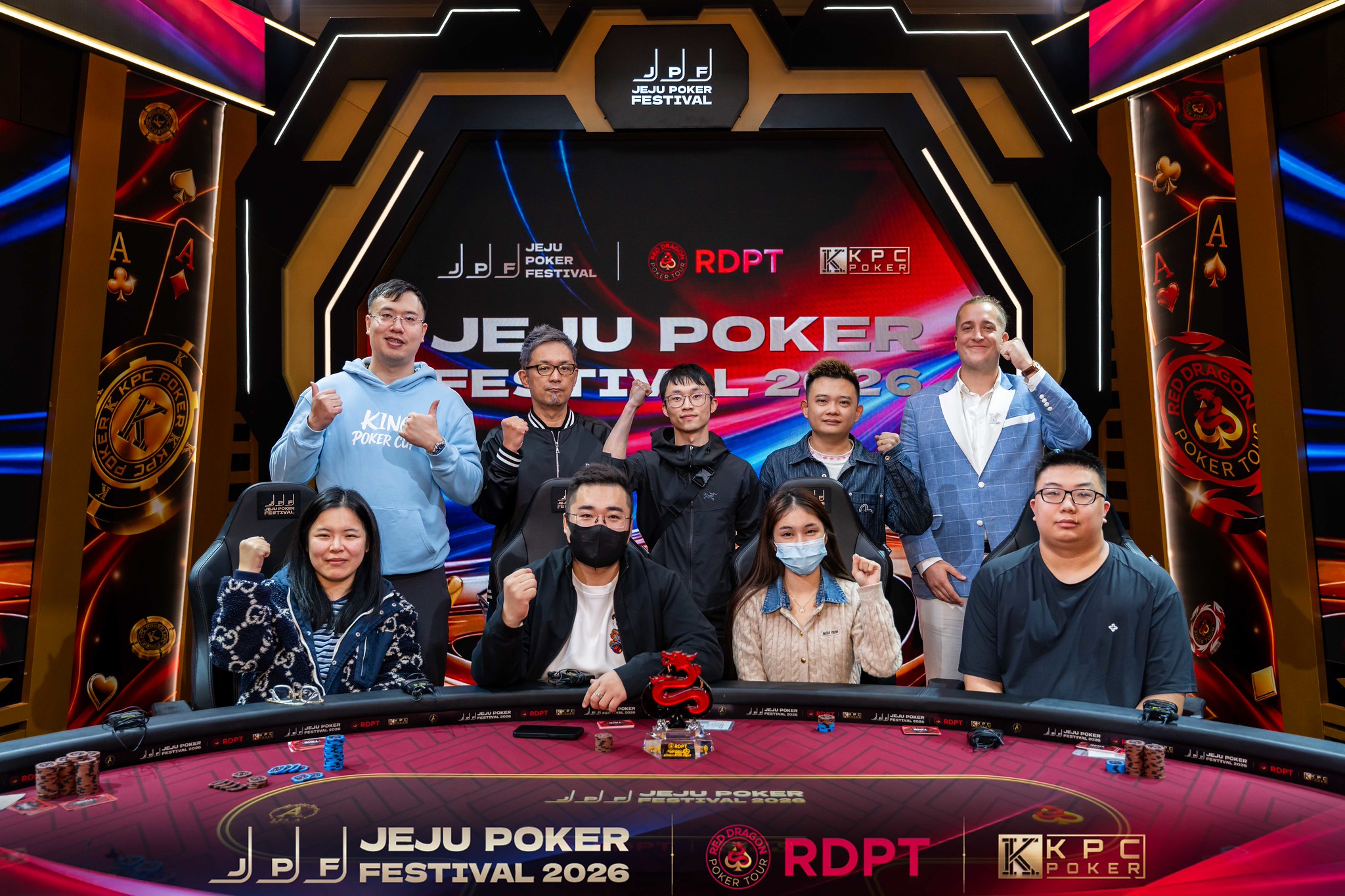 Standing (L-R): Zenan Xie, Daisuke Nakagawa, Kai-Hung Hu, Yang Su, Jakub Gaj | Seated (L-R): Jingchen Zhang, Yang Zhang, Jiawen Xue, Aaron Gao