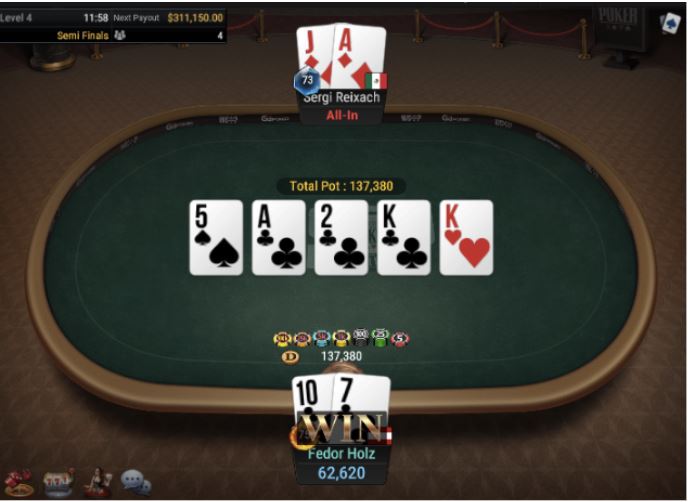 WSOP #79 – $25,000 Heads Up NLHE – Fedor Holz vs Sergi Reixach