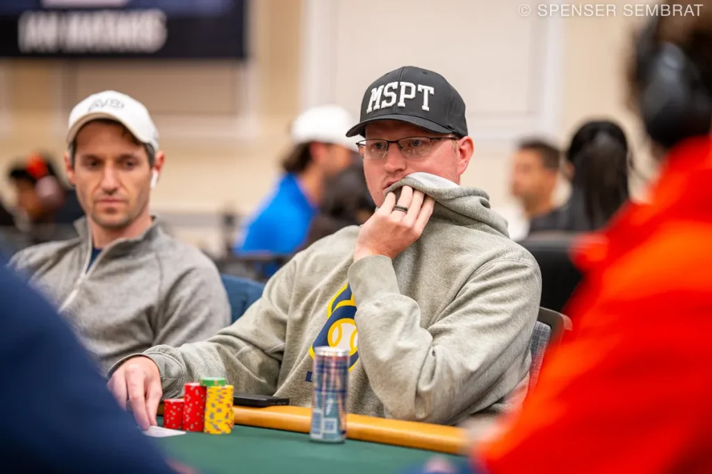Joshua Reichard (photo credit: PokerNews photographer Spenser Sembrat)