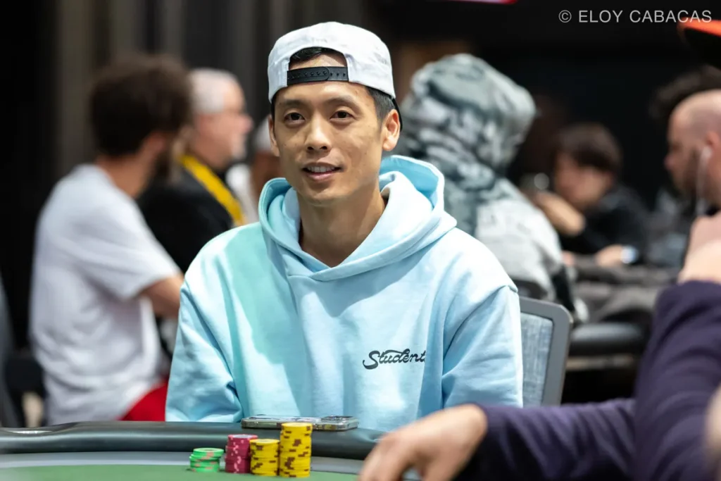 Allan Le (photo credit: PokerNews photographer Eloy Cabacas)