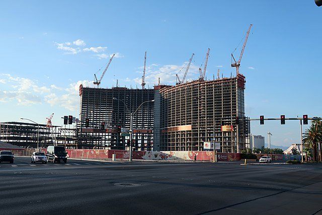 Resorts World Las Vegas under construction