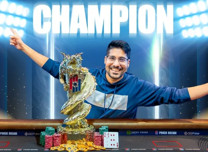 Nishant Sharma wins Poker Dream 10 - Photo by Poker Dream