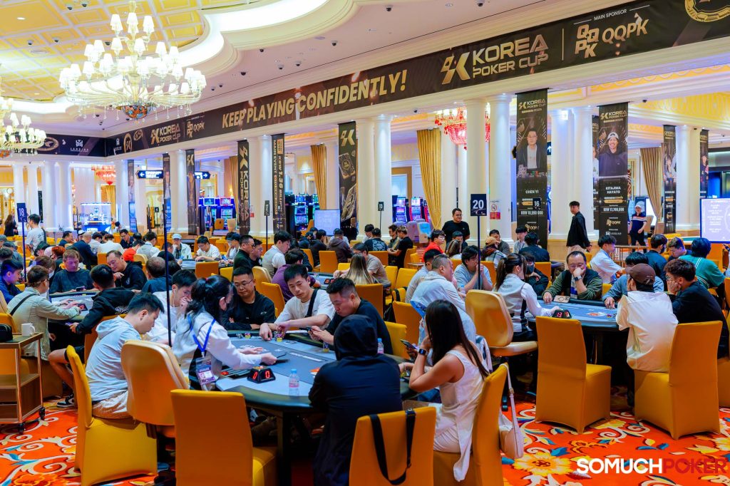 Korea Poker Cup opening day