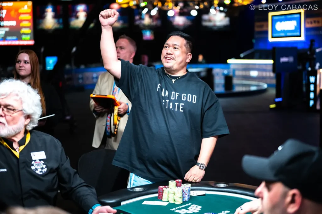 James Mendoza at 2025 WSOP - Photo by Pokernews