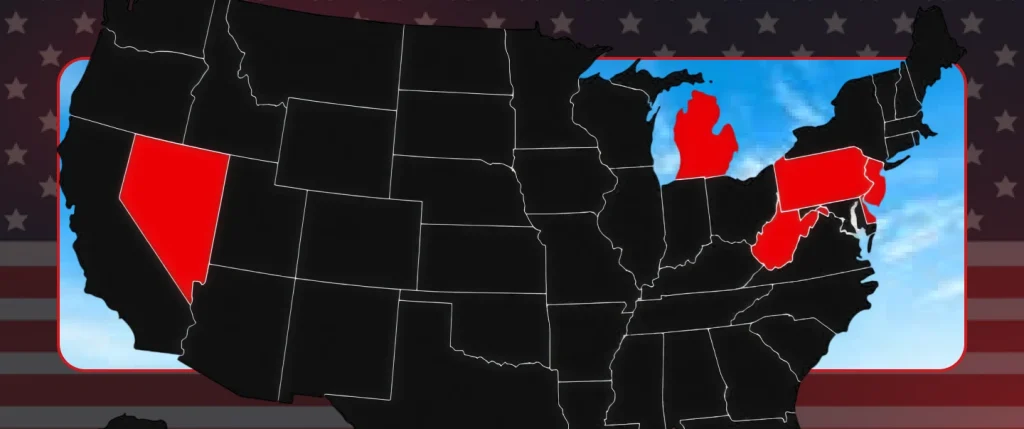 US states where online poker is regulated