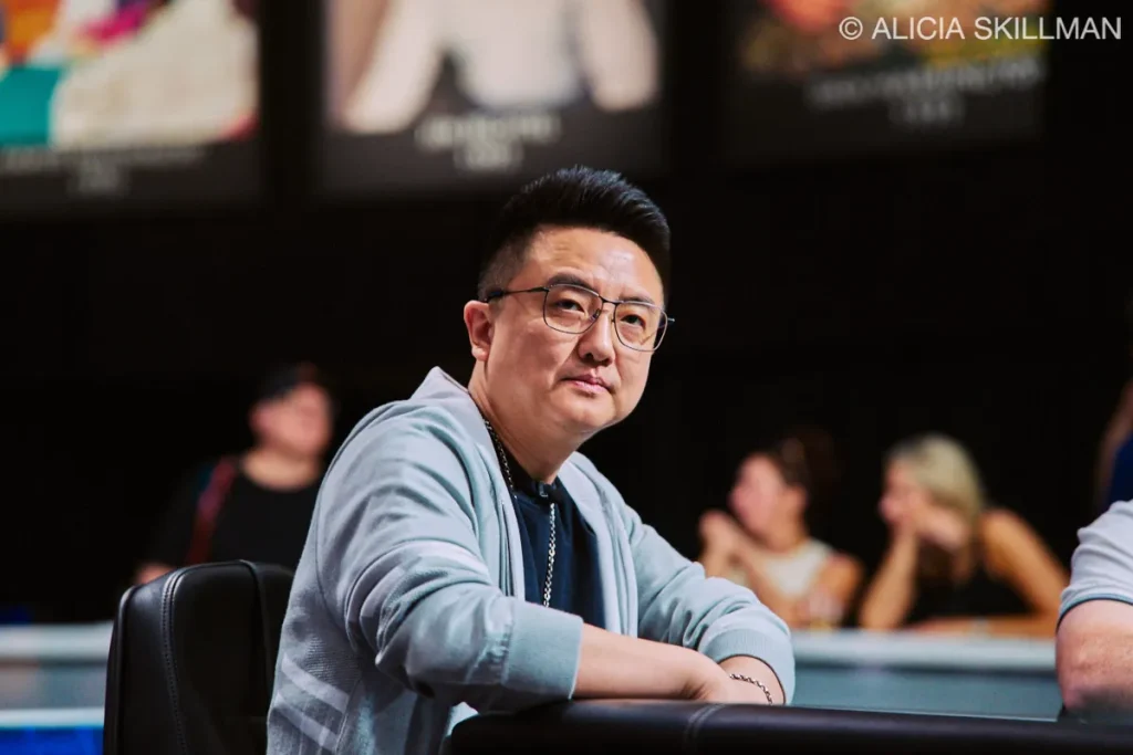 Chongxian Yang at 2025 WSOP - Photo by Pokernews