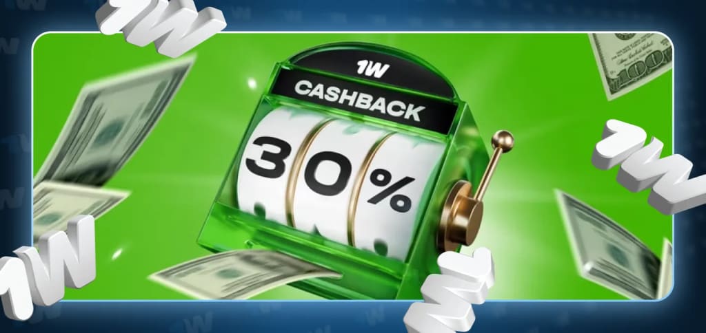 1win Casino Weekly Cashback – Up to 30%