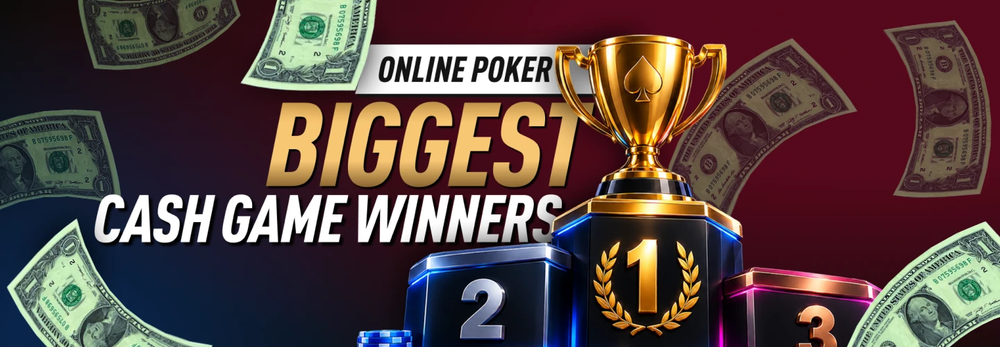 The biggest online poker cash game winners ranked by their recorded net winnings over six years