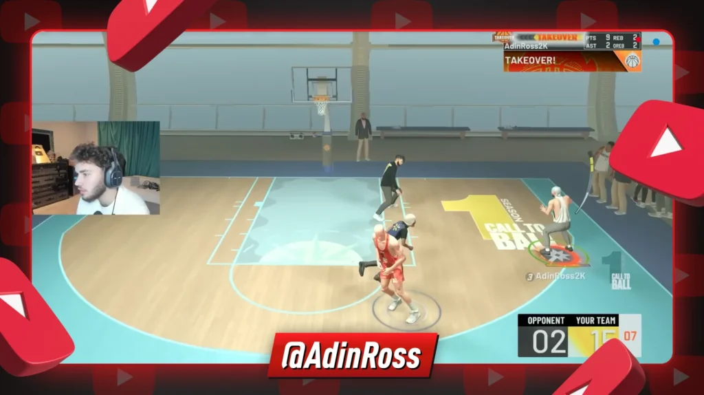 Adin Ross streaming NBA 2K