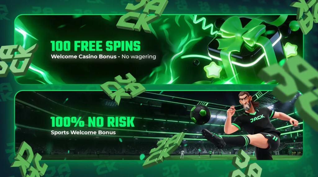 Jack Casino promo code SMPBONUS – Free Spins and No Risk Sports Bet