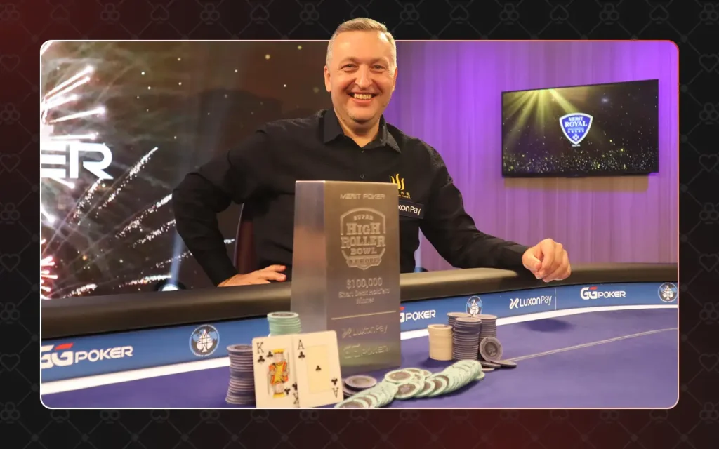 Tony G Wins his Second Super High Roller Bowl Europe Short Deck Title for $1,196,000, 2021