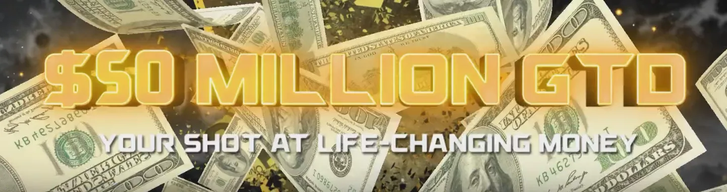 $50 Million in Guaranteed Prizes