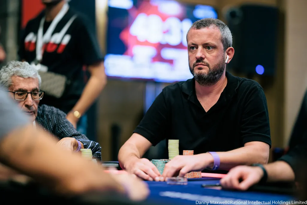 James Akenhead (credit: PokerNews photographer Danny Maxwell)