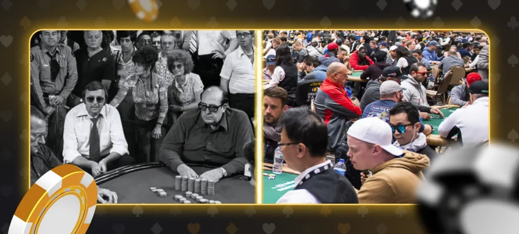 Poker than - and now