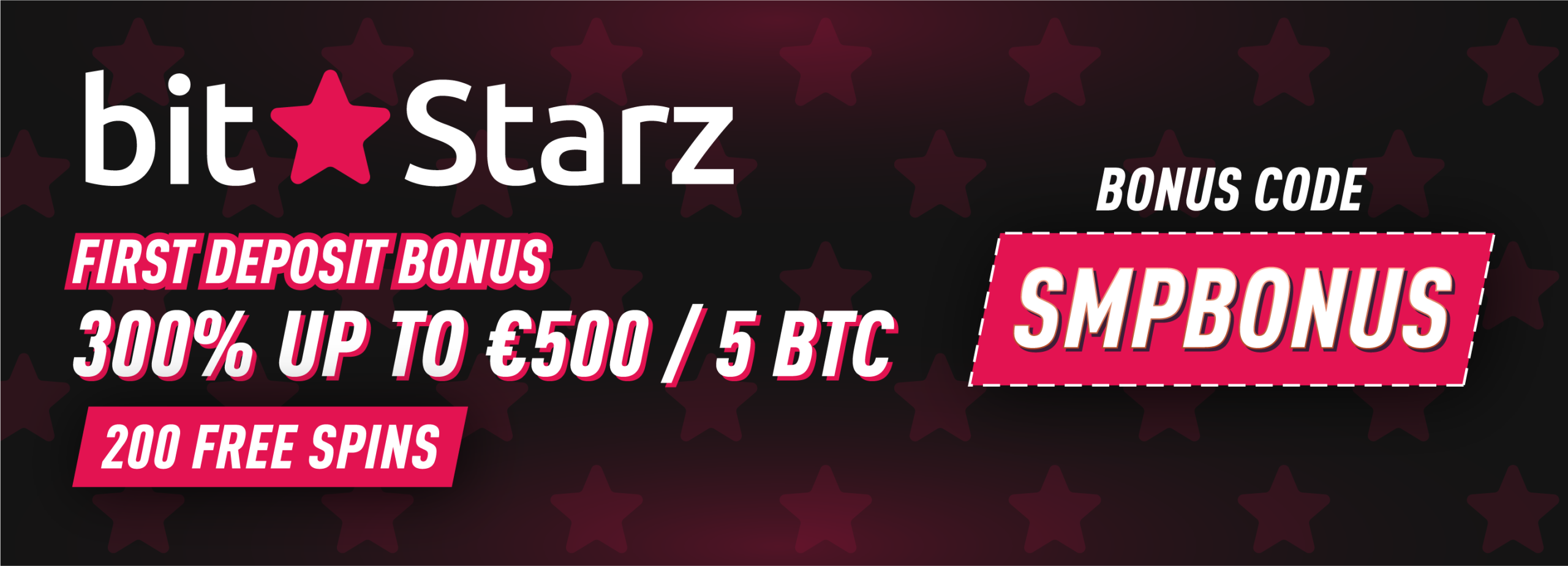 Best BitStarz Bonus Code - SMPBONUS | 300% Bonus up to 5 Bitcoin + Free Spins