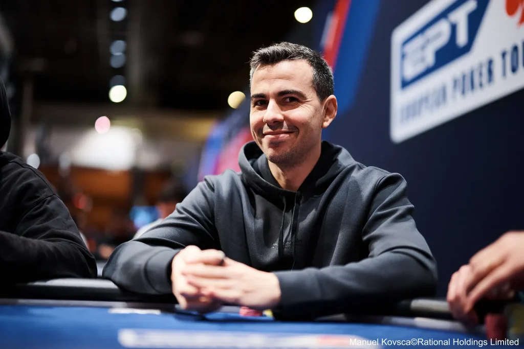 Lander Lijo Bereciartua (credit: PokerNews photographer Manuel Kovsca)