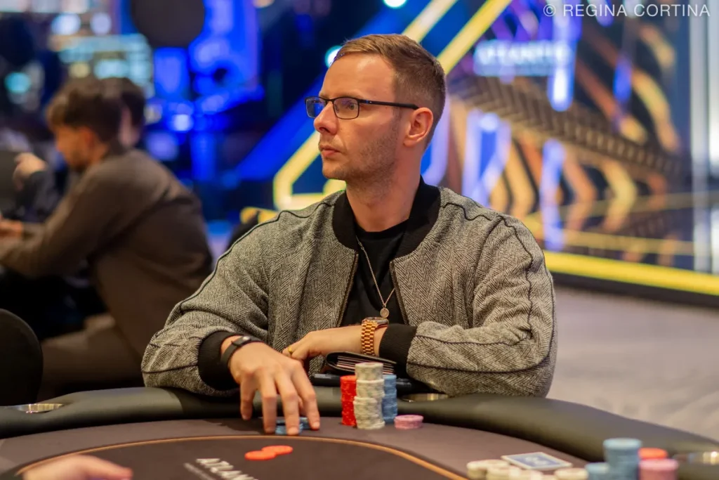 Johannes Straver (credit: PokerNews photographer Regina Cortina)