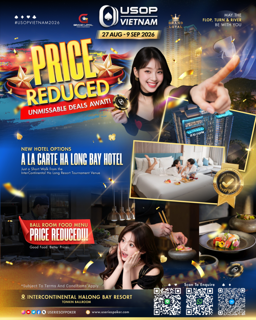 New hotel options and reduced food prices add extra value for USOP HaLong Series players
