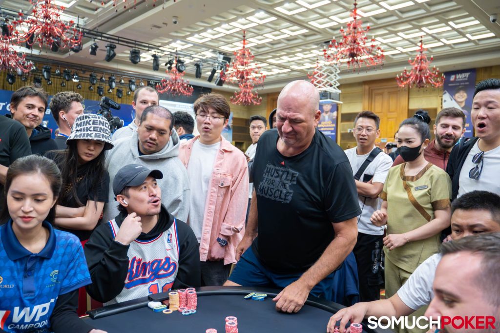 Marc Joseph bubbles at the WPT Cambodia Championship