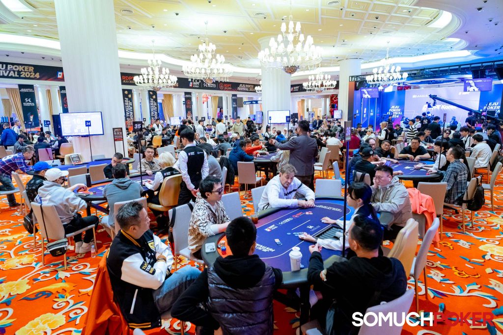Jeju Poker Festival 2024: WPT Main Event Down to 24 Players Led by Dong Li