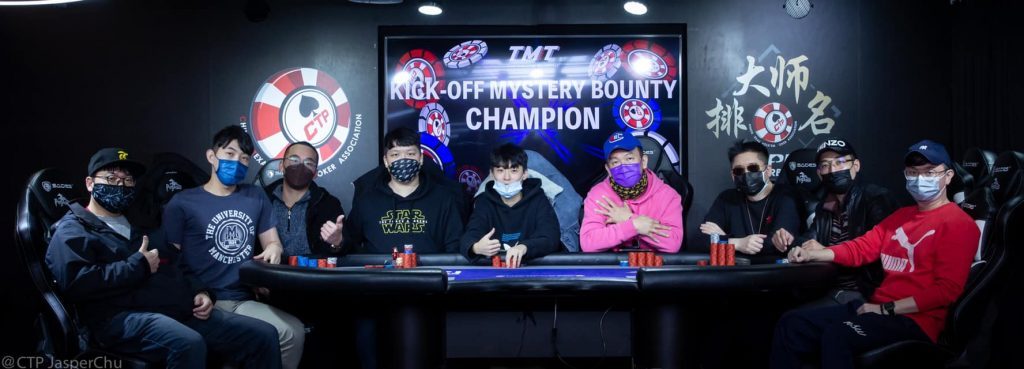 Mystery Bounty final table – Photo Credit: CTP