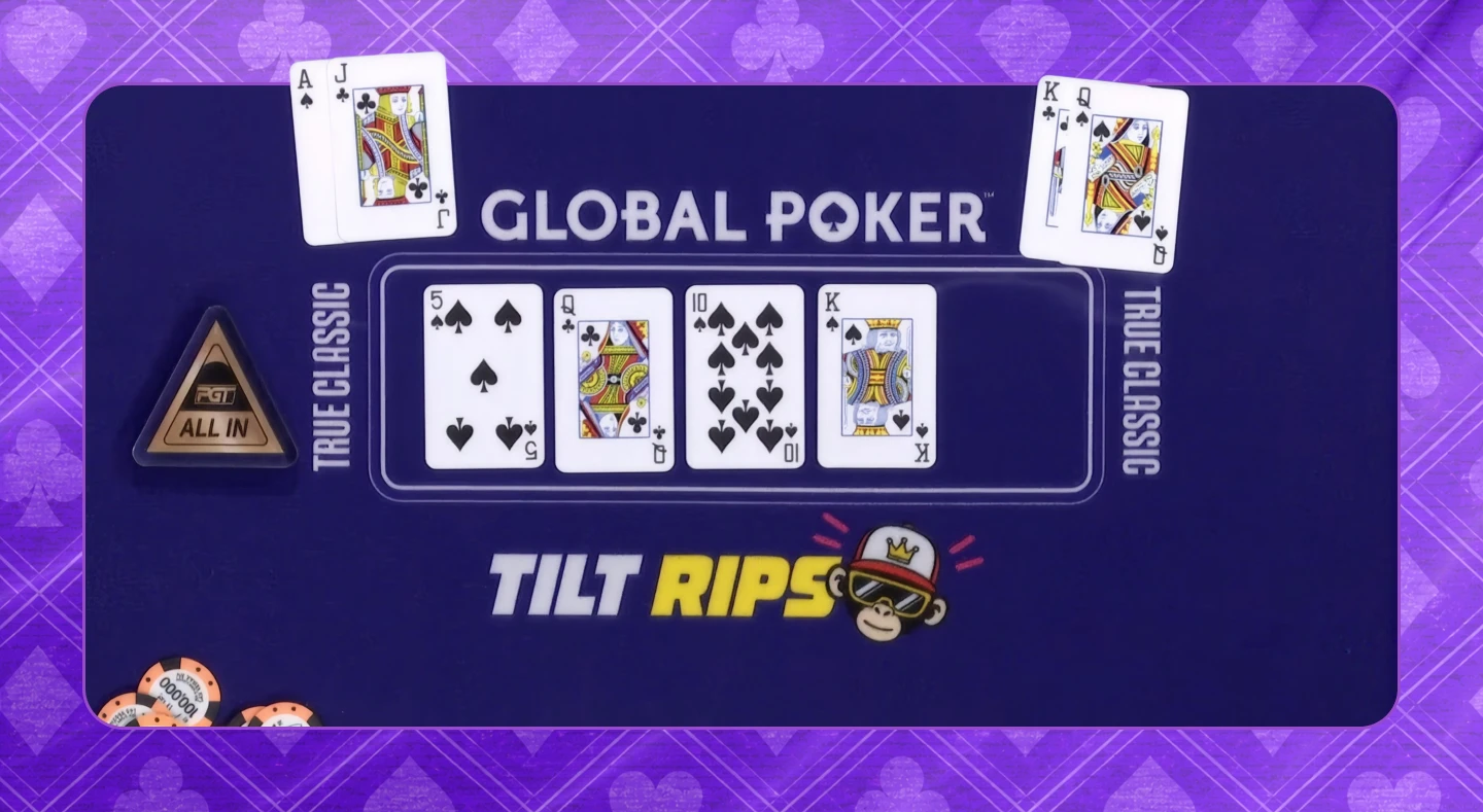 Keith Lehr and Vitalijs Zavorotnijs went all-in on the turn