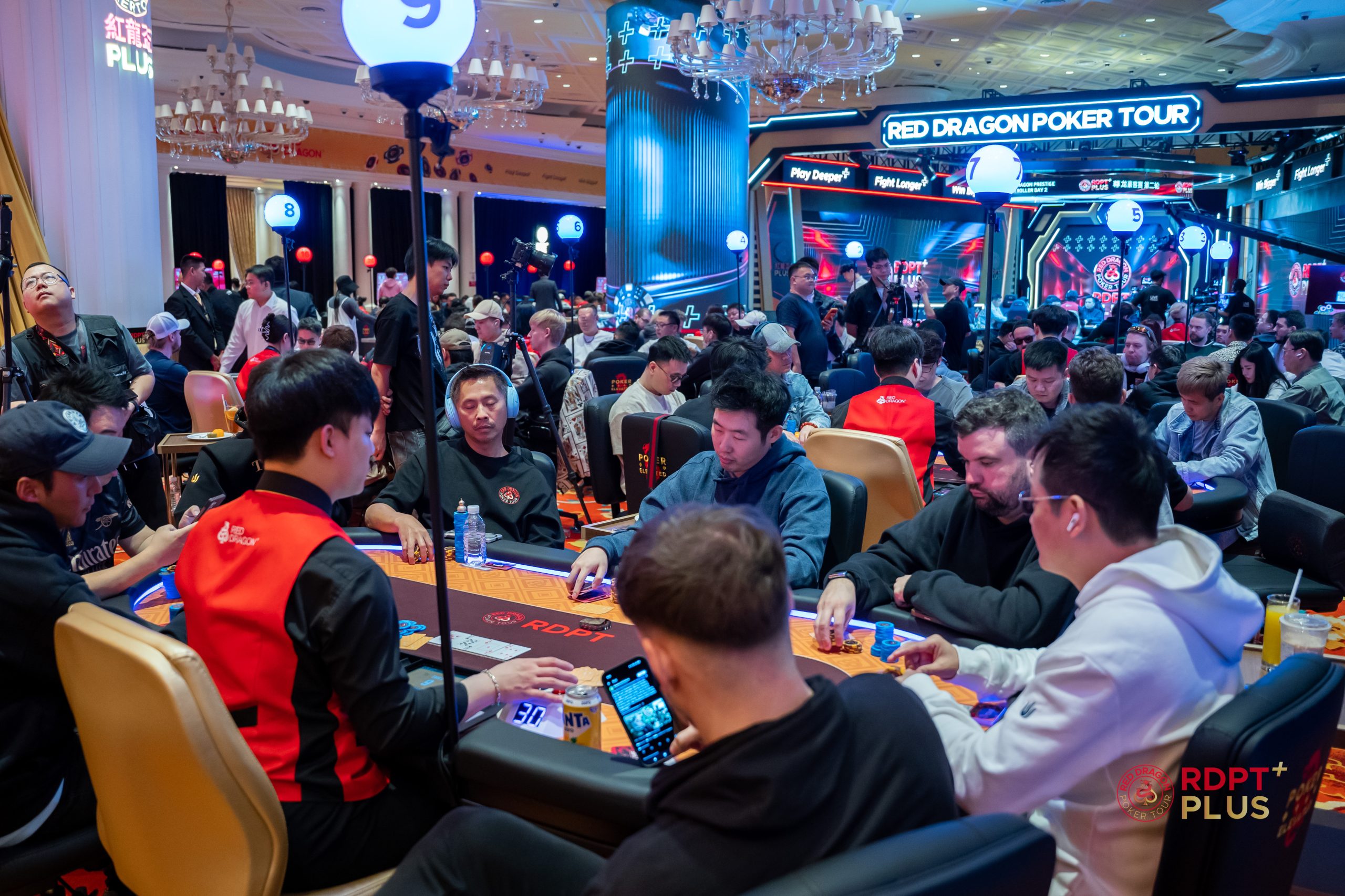 Red Dragon Prestige High Roller Field (Credit: RDPT)