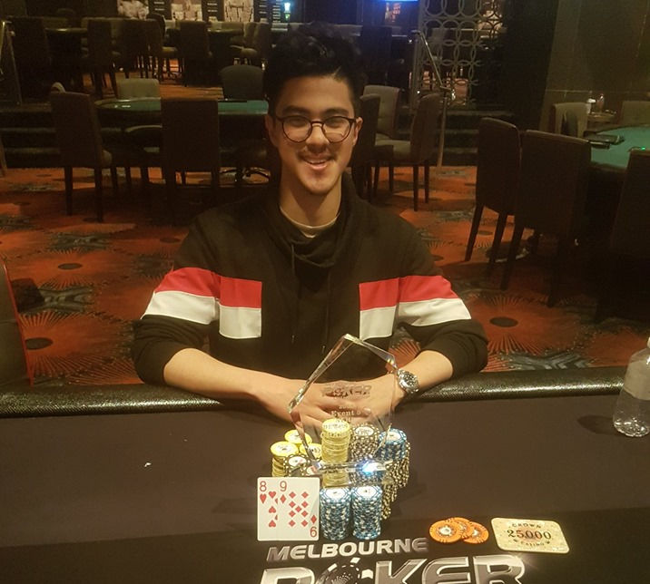 Deepstack champion Ricky Vikas – Photo by Melbourne Poker Championship