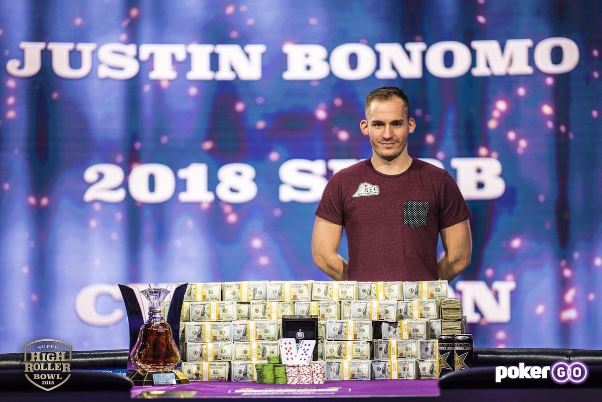 Justin Bonomo wins the 2018 Super High Roller Bowl