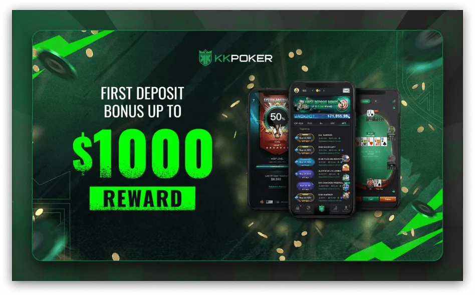 KKPoker Promo Code Offer – $1000 Reward