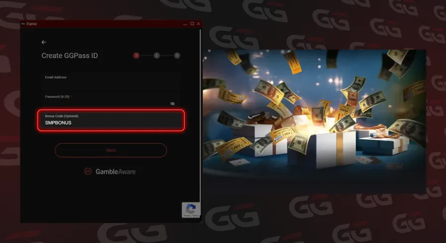 GGPoker Bonus Code Sign UP - SMPBONUS