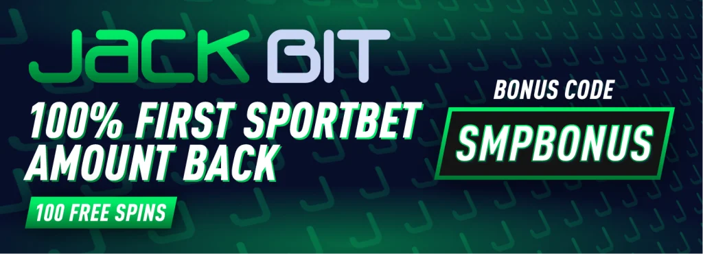 Best Jackbit Promo Code - SMPBONUS | 100 Free Spins + Risk-Free Sportbet