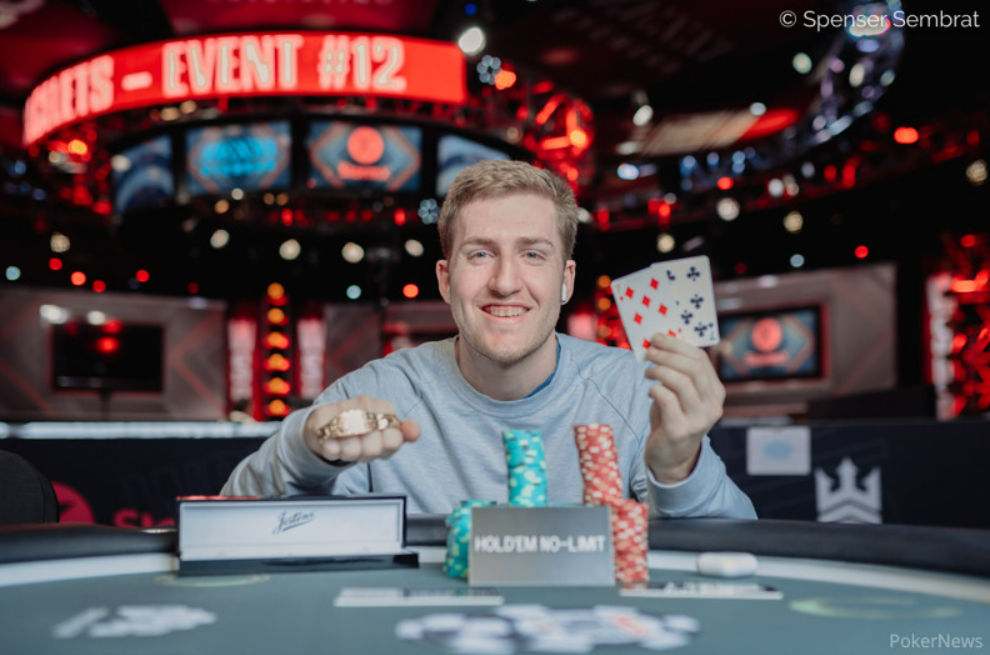 Benjamin Diebold – Photo credit – WSOP / PokerNews / Spenser Sembrat