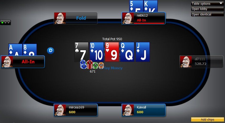 888poker table