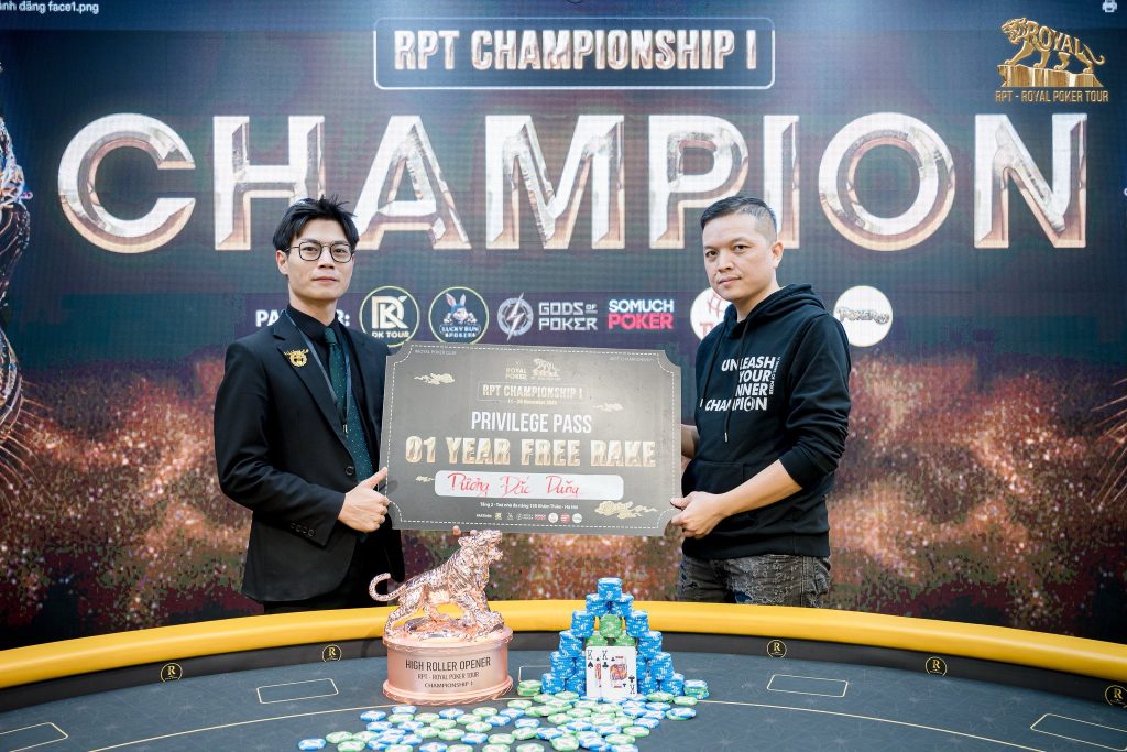 Royal Poker Club RPT Championship I Duong Duc Dung