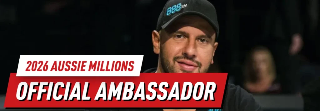 Michael "The Grinder" Mizrachi - 2026 Aussie Millions Official Ambassador