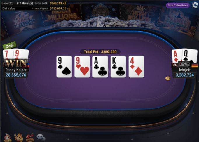 WSOP Side Event – $1,500 Sunday Deepstack