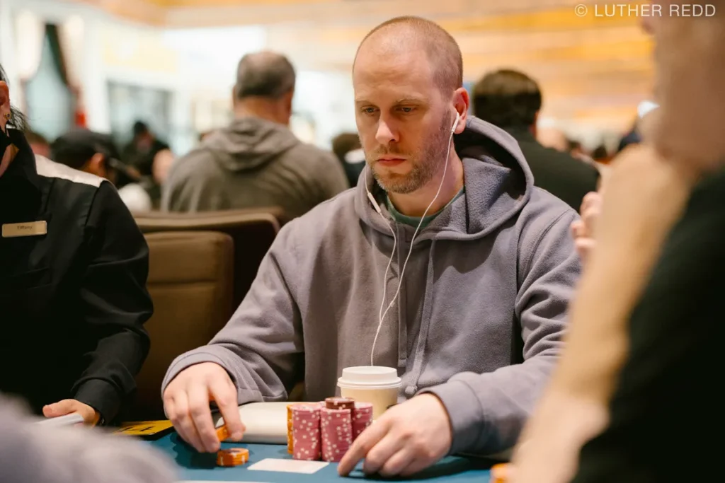 Jeff Madsen (photo credit: PokerNews photographer Luther Redd)