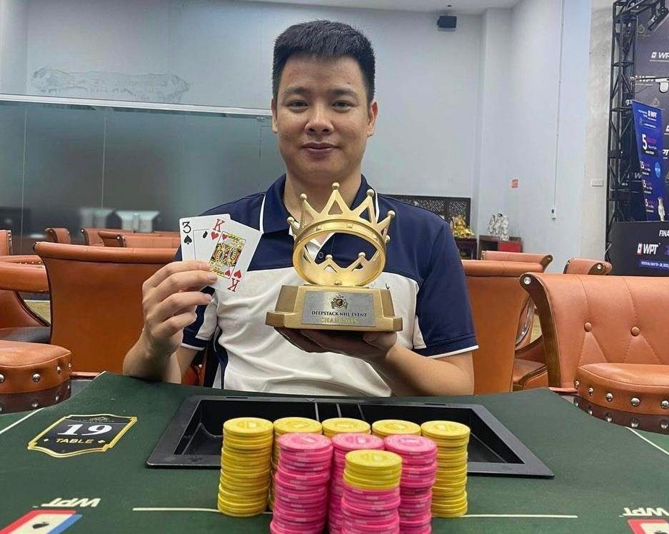 Truong Xuan DInh – Photo courtesy of Crown Poker Club